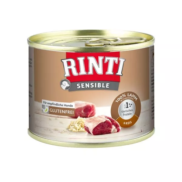 Rinti 185g Sensible Lamm+Reis Dose